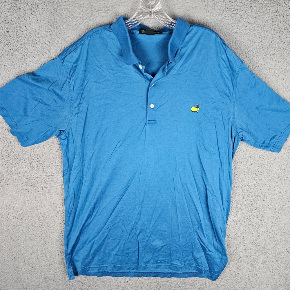 Amen Corner Polo Shirt Men XL Masters Golf Club Performance Short Sleeve Popover